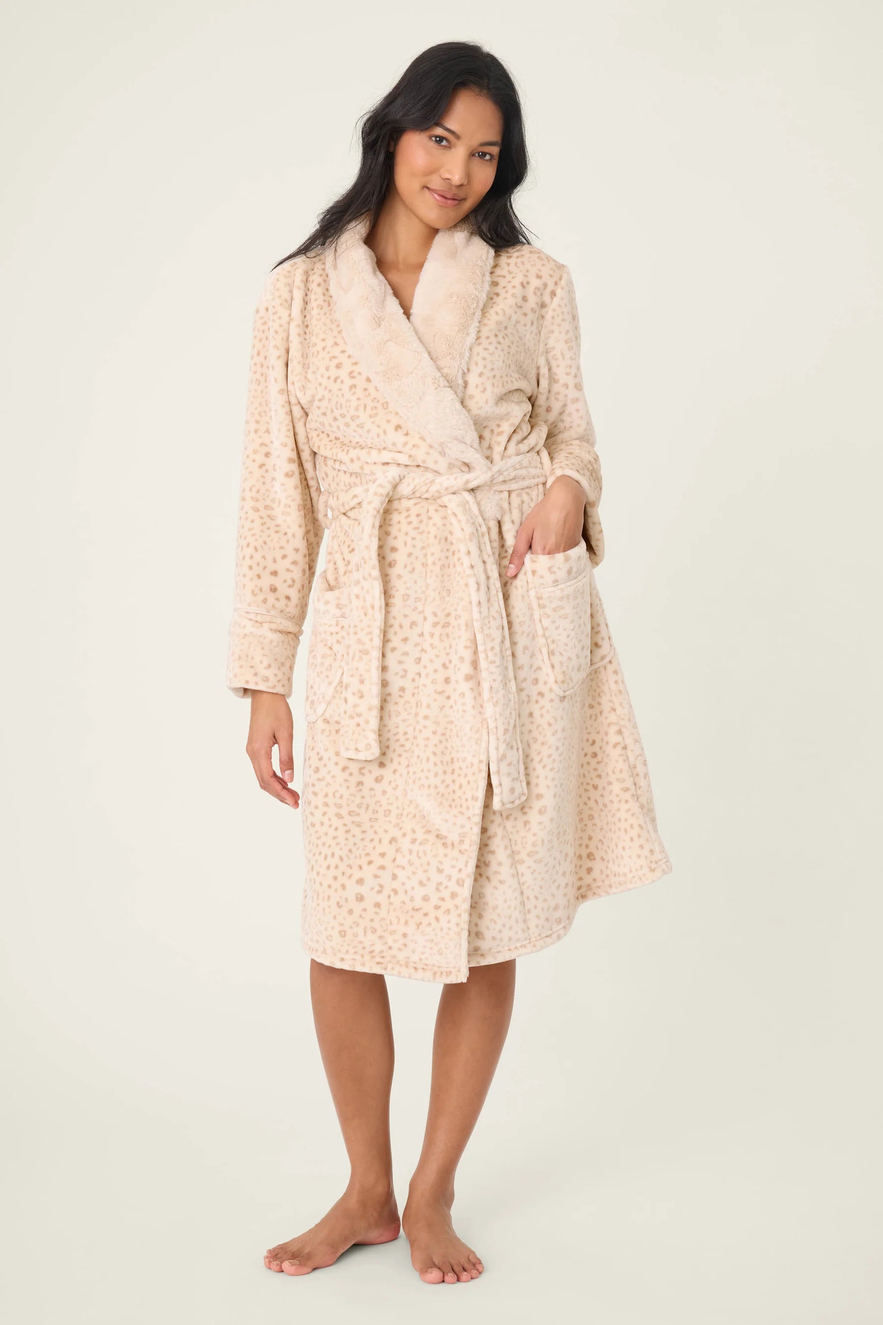 Luxe Plush Leopard Print Robe | P.J. Salvage