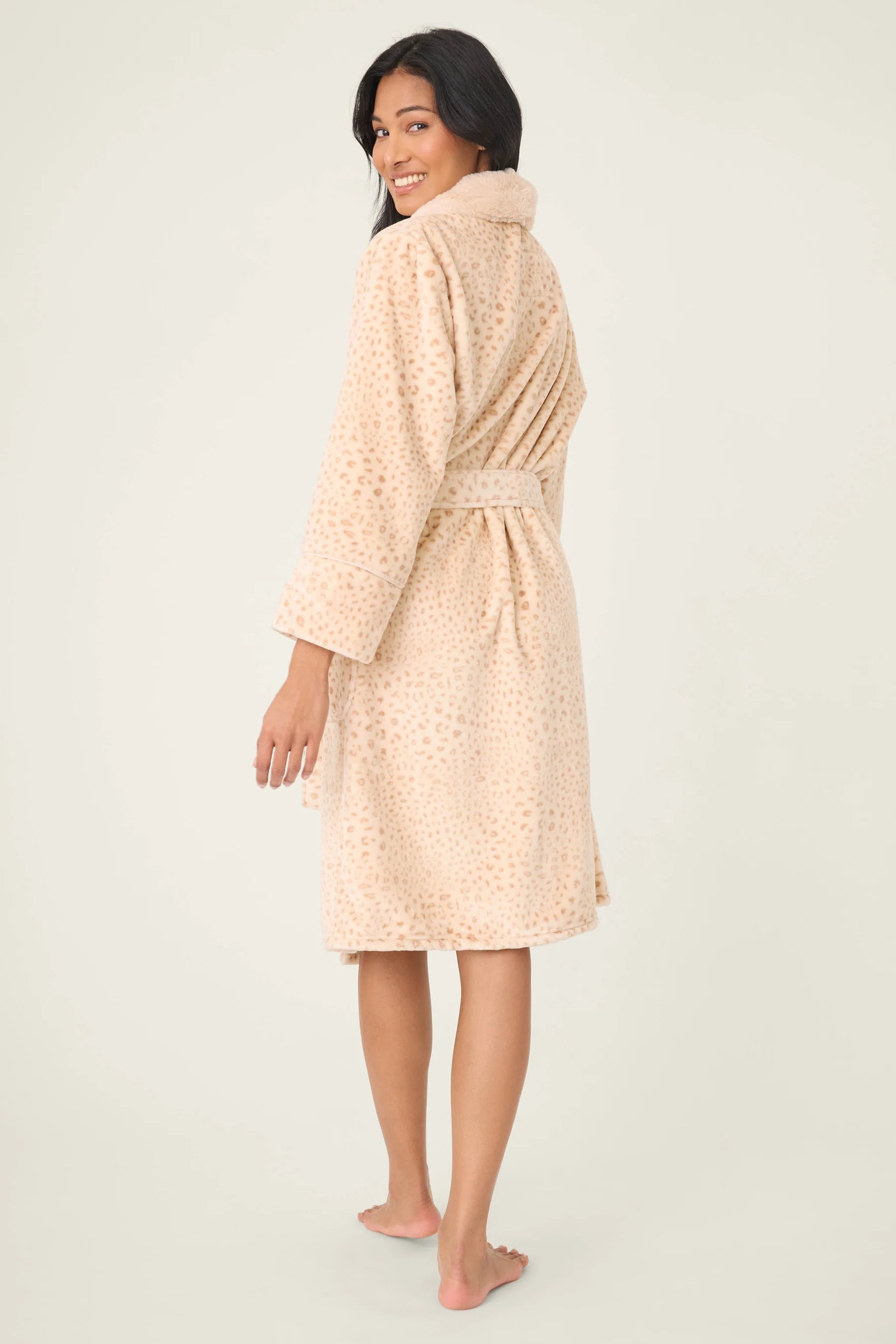 Luxe Plush Leopard Print Robe | P.J. Salvage