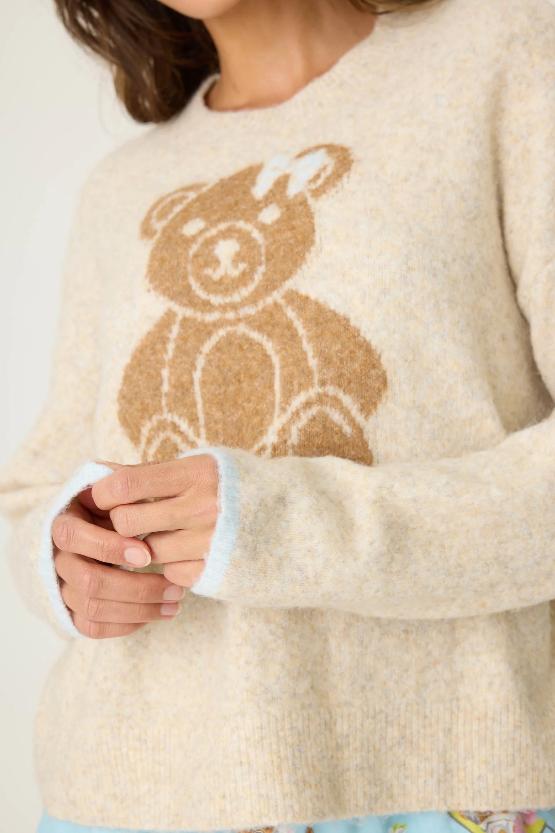 Teddy Bear Graphic Snuggle Sweater | P.J. Salvage