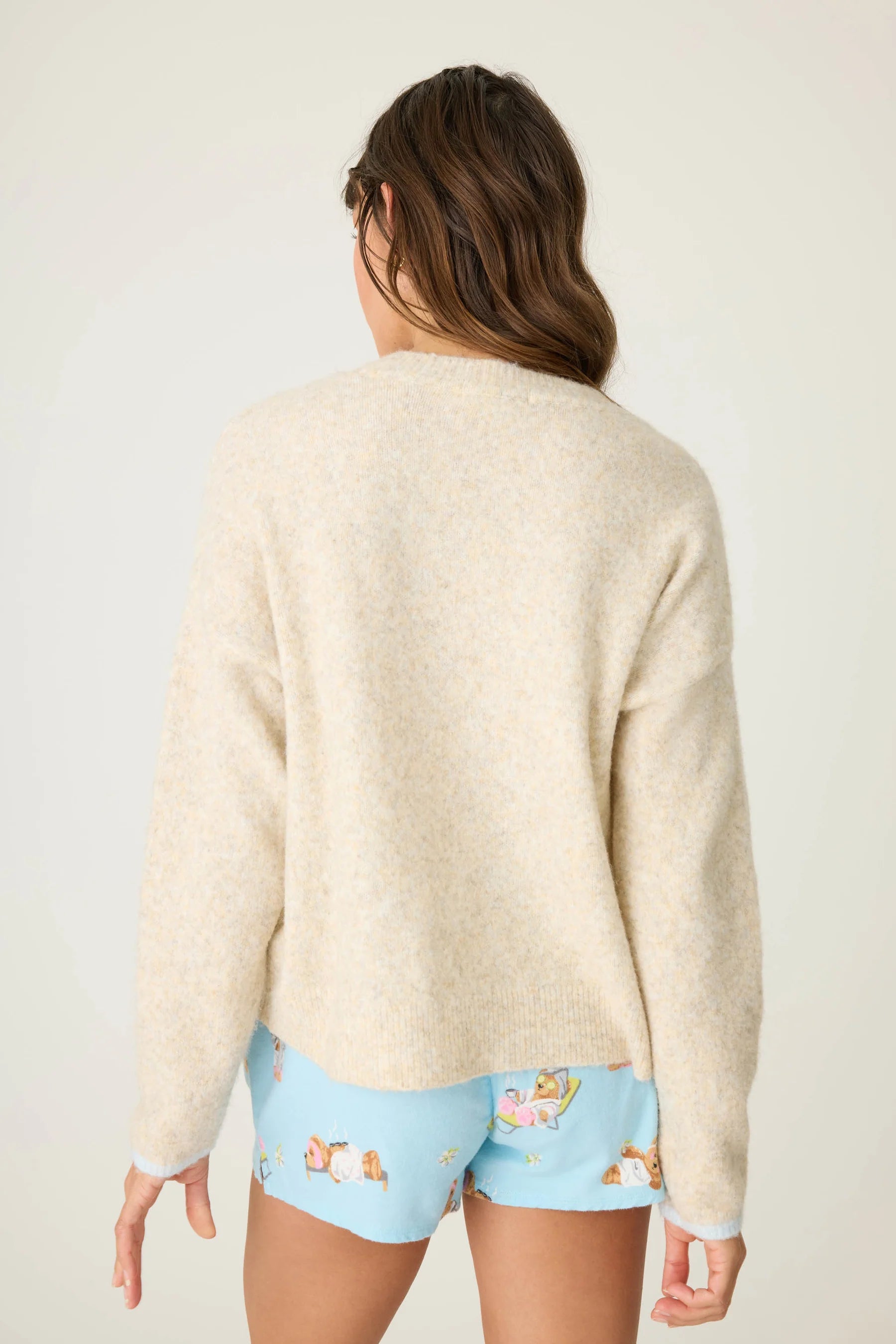 Teddy Bear Graphic Snuggle Sweater | P.J. Salvage