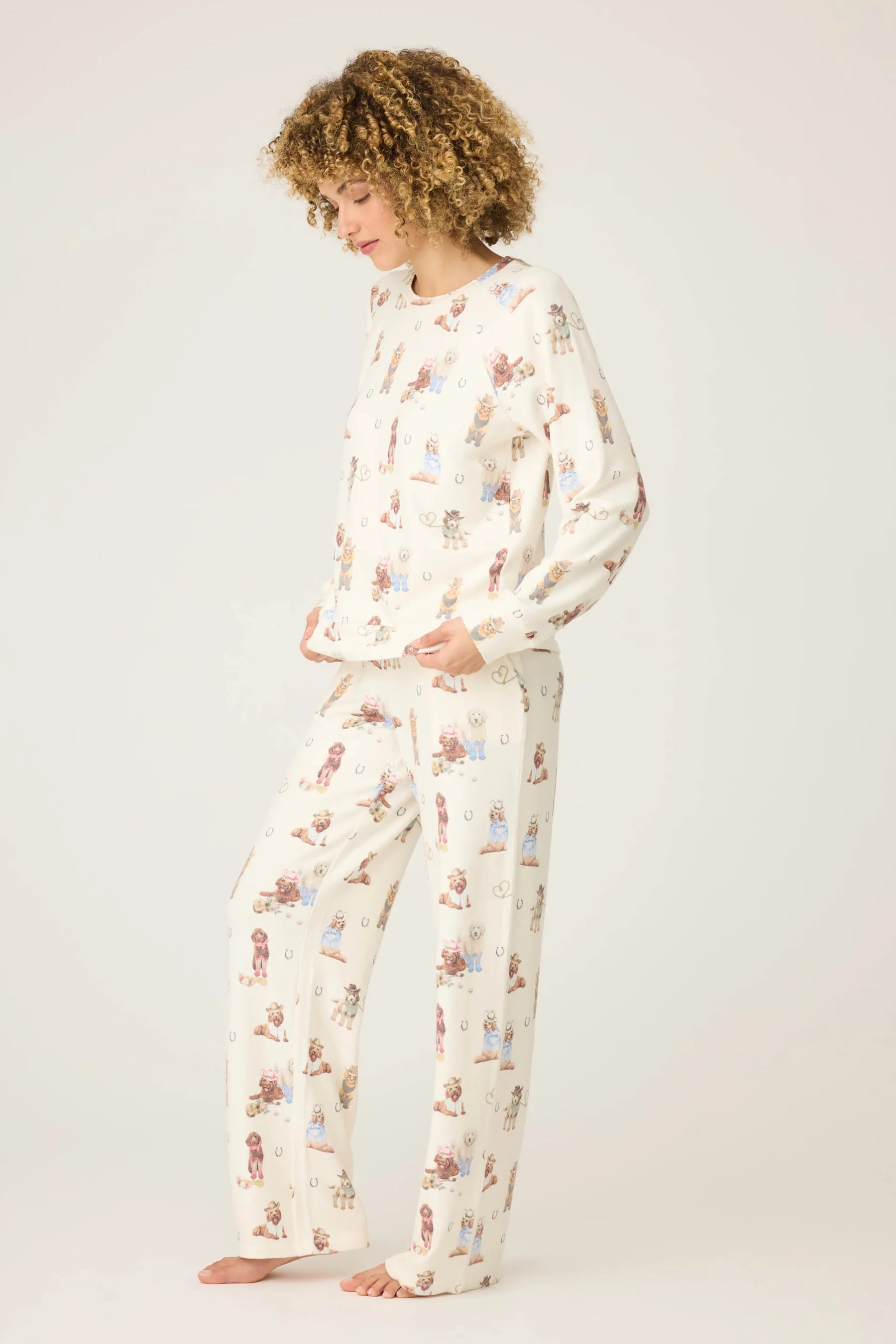 Ruff On The Range Dog Print PJ Top | P.J. Salvage