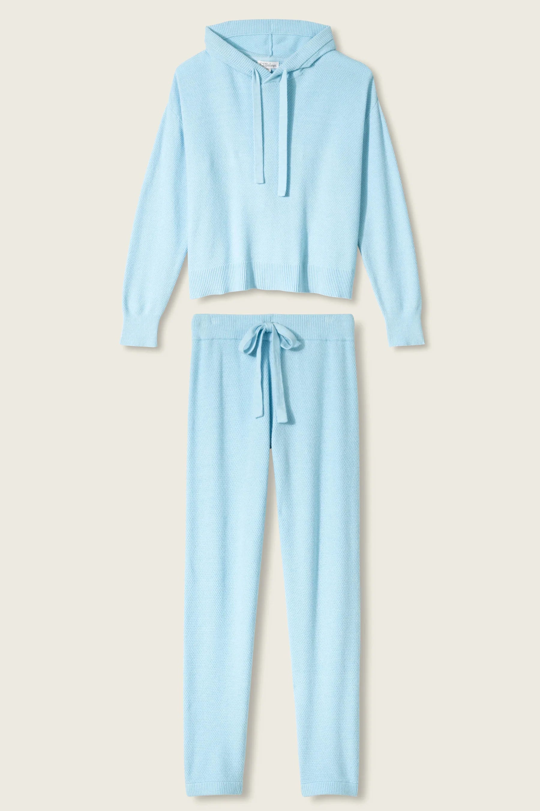 Sweater Weather Light Sky Pants Set | P.J. Salvage