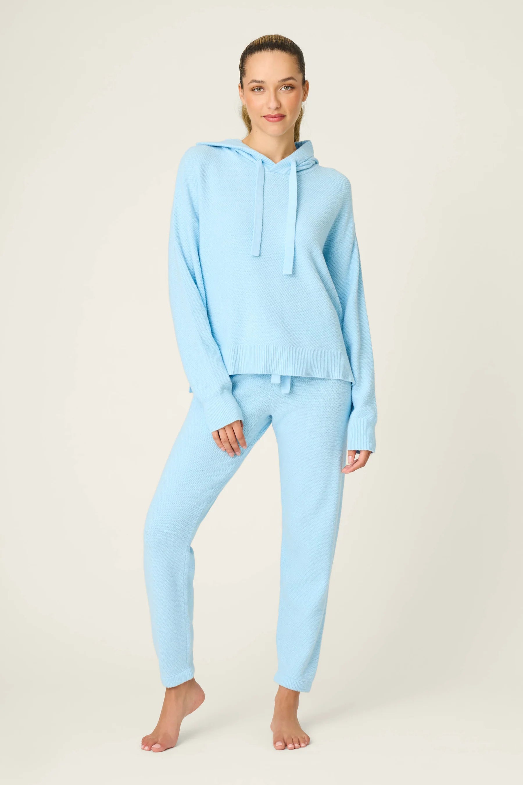 Sweater Weather Light Sky Pants Set | P.J. Salvage