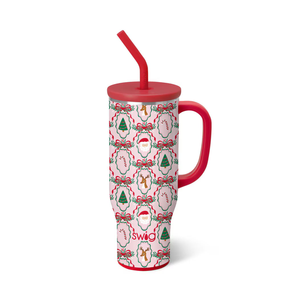 Christmas Cameos Mega Mug (30oz) | Swig