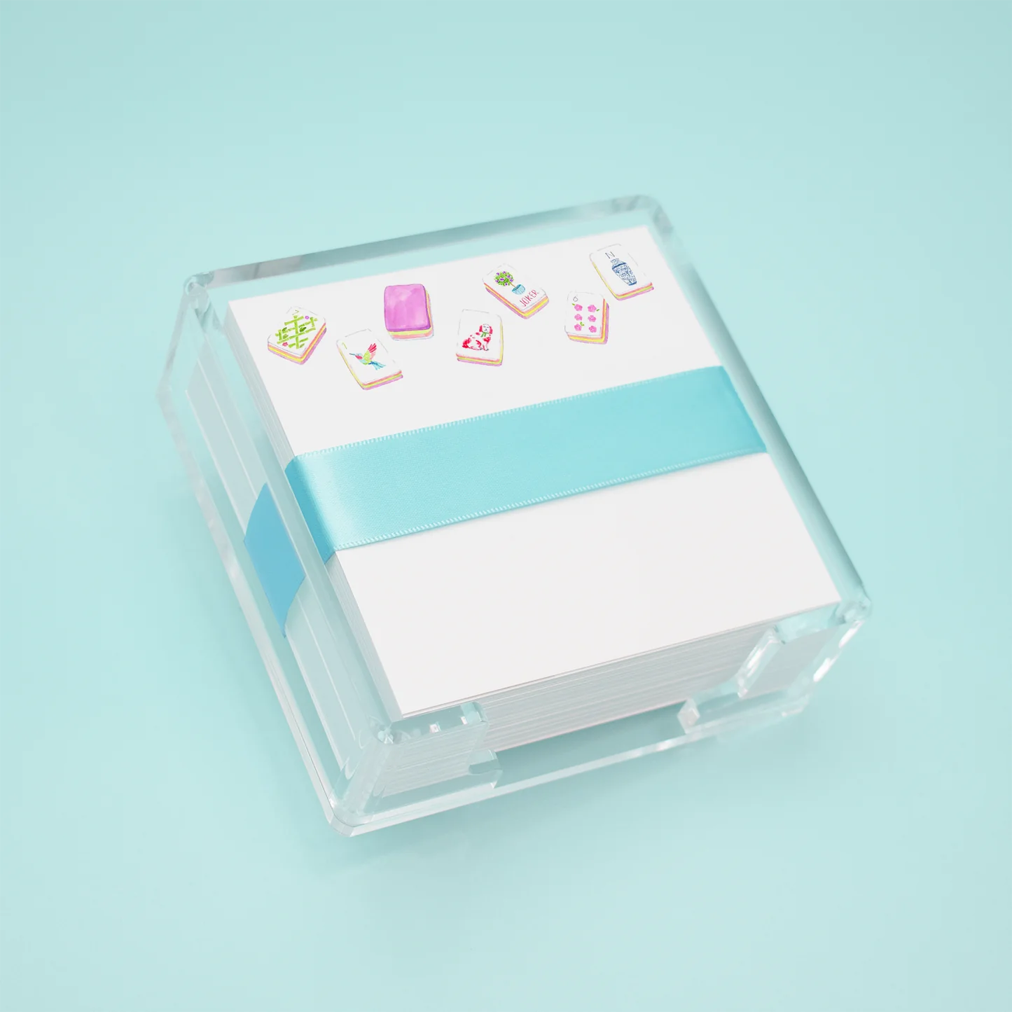 Large Mahjong Tiles Desk Set | Taylor Paladino