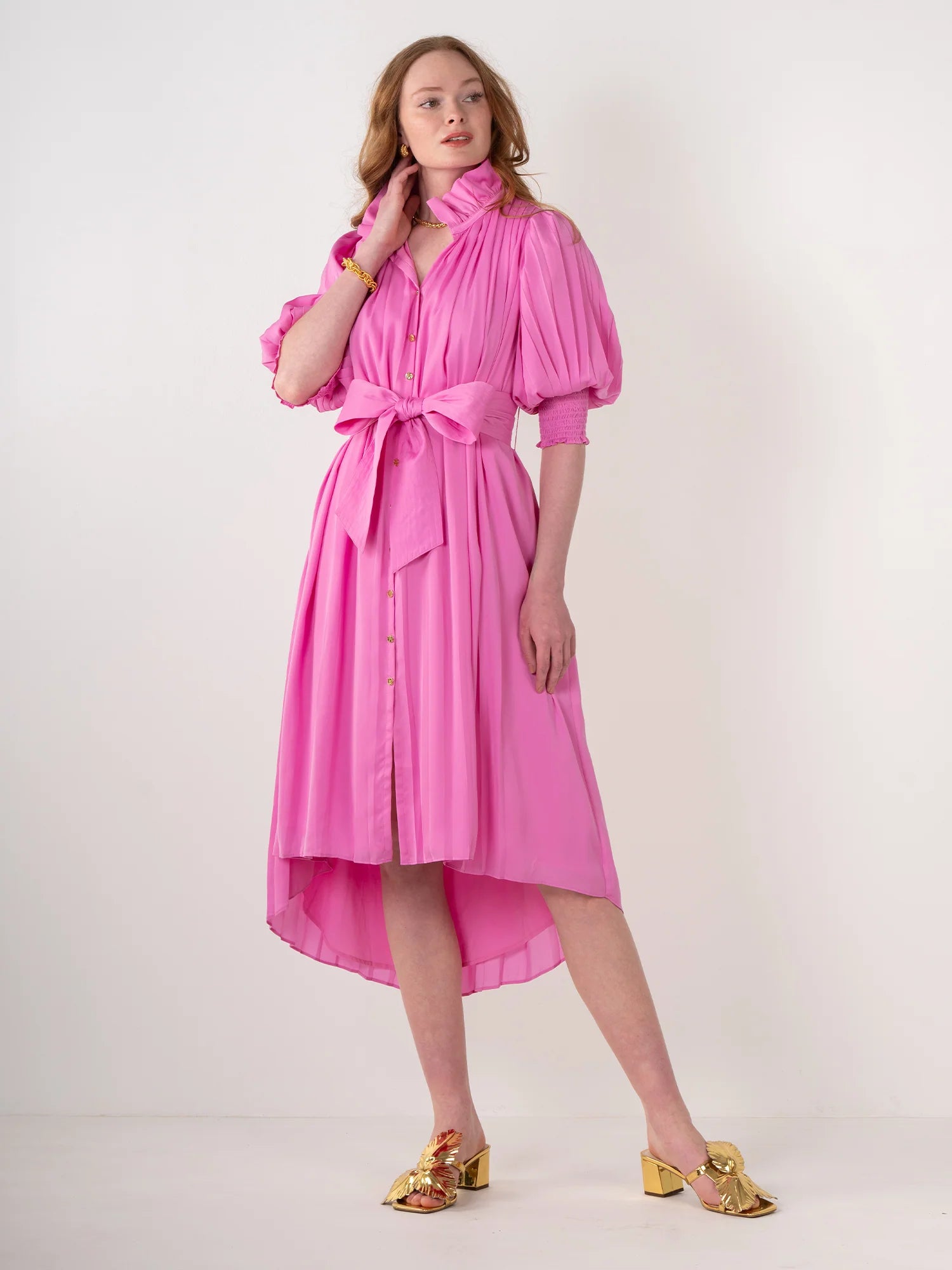 Rowan Dress - Fuchsia Pink | Emily McCarthy