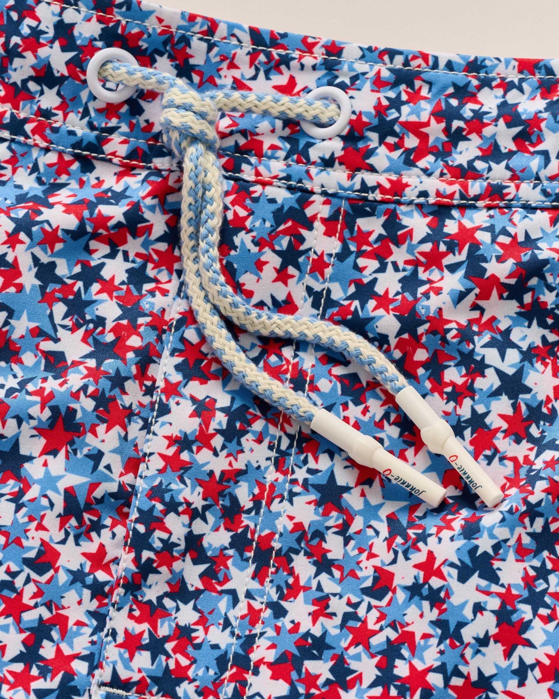 The Half Elastic 7" Surf Shorts - Seeing Stars | Johnnie-O
