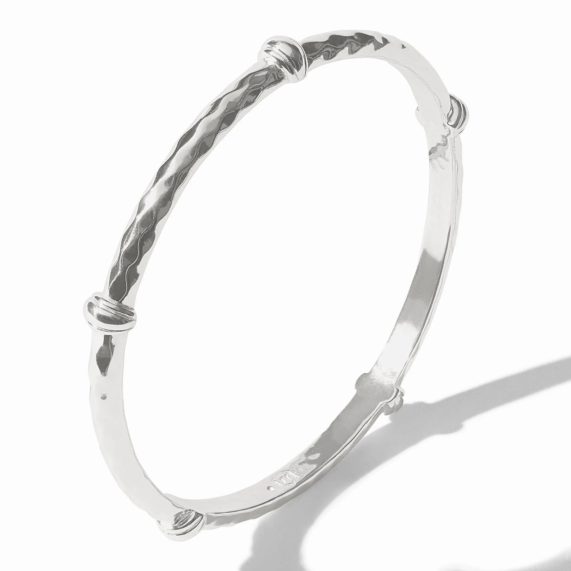 Savannah Silver Bangle Bracelet | Julie Vos