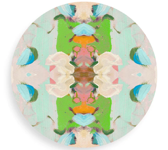 Monets Garden Green Coaster (Set of 2) | Laura Park x Tart