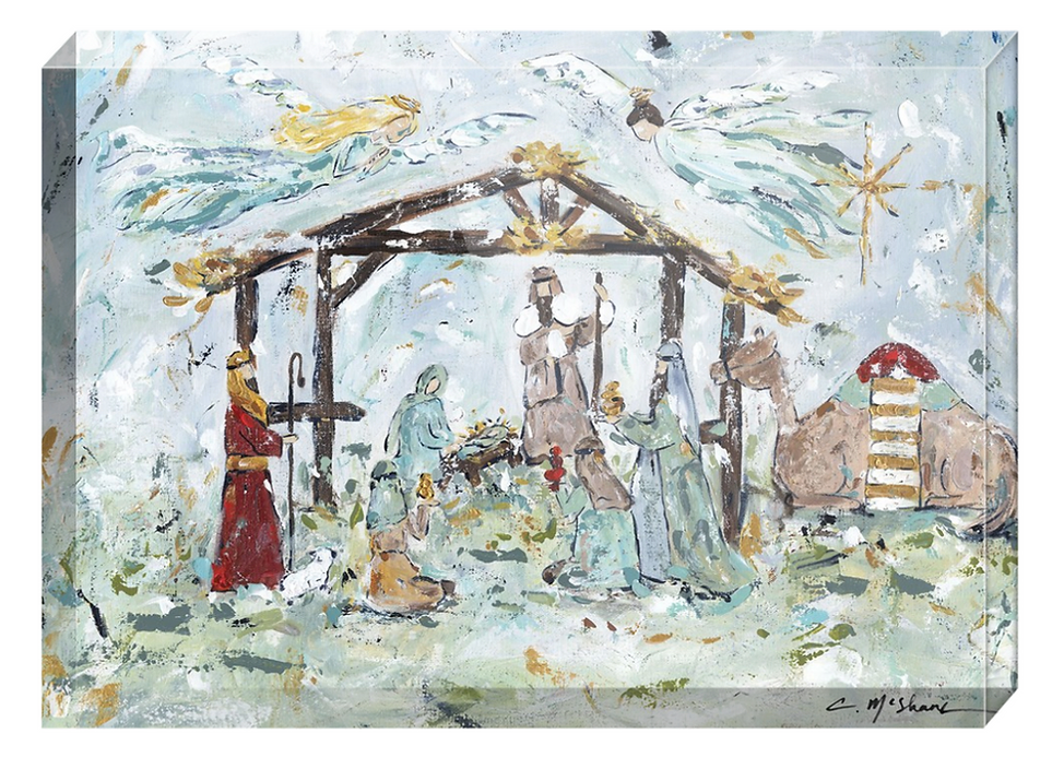 Nativity Acrylic Block | Chelsea McShane