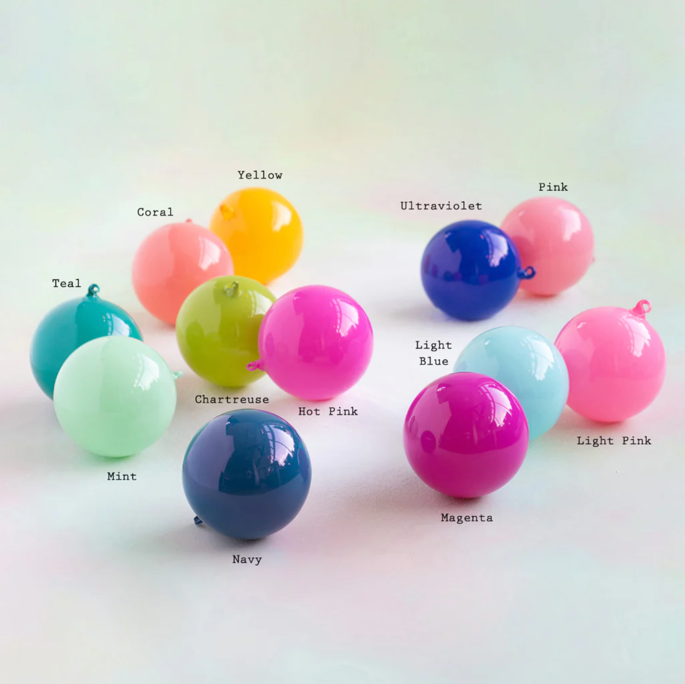 Sugar Plum Ball Ornaments 6" | GLITTERVILLE