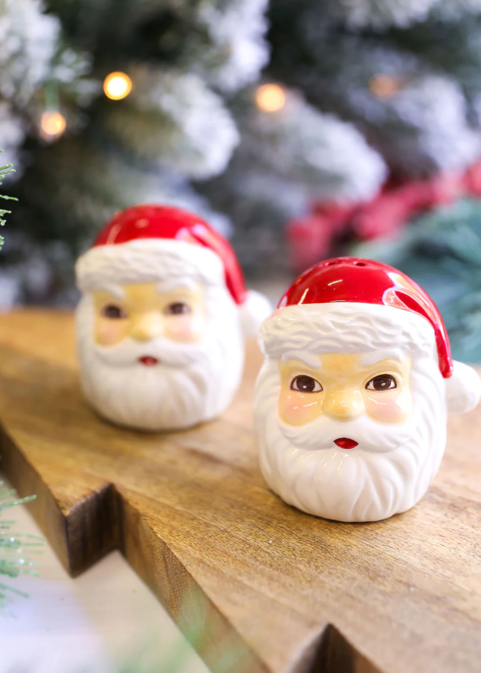 Santa Salt & Pepper Shaker Set
