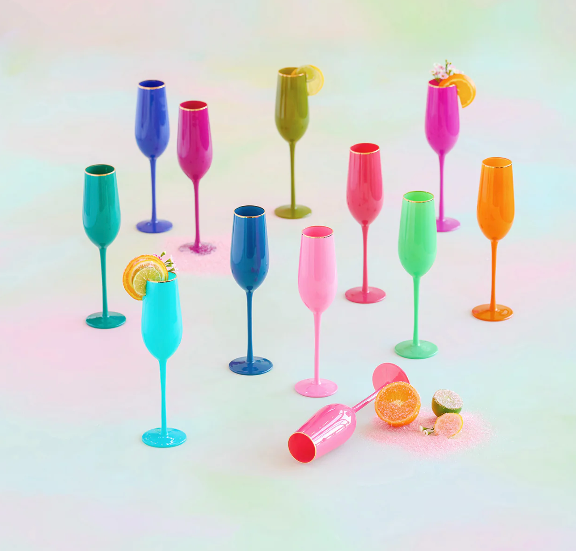 Sugar Plum Champagne Flute | Glitterville