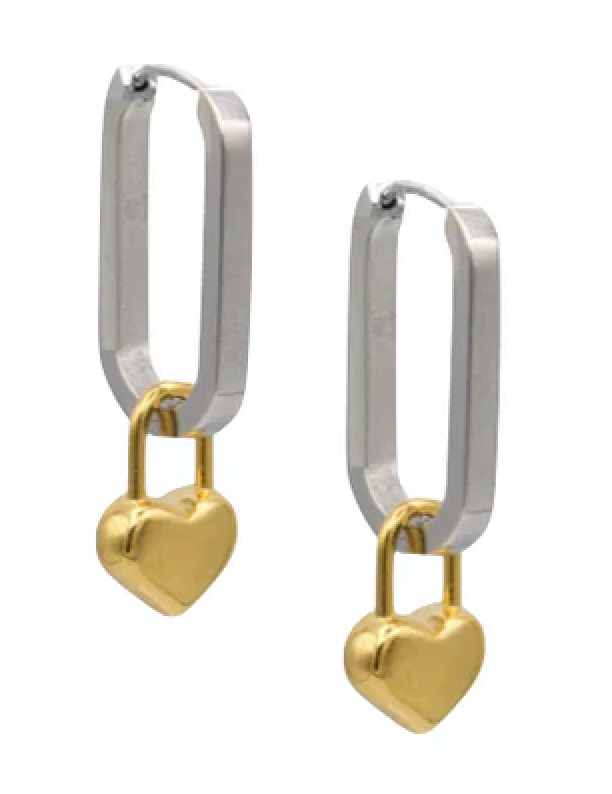 CATCH FEELS Heart Earrings | Farrah B