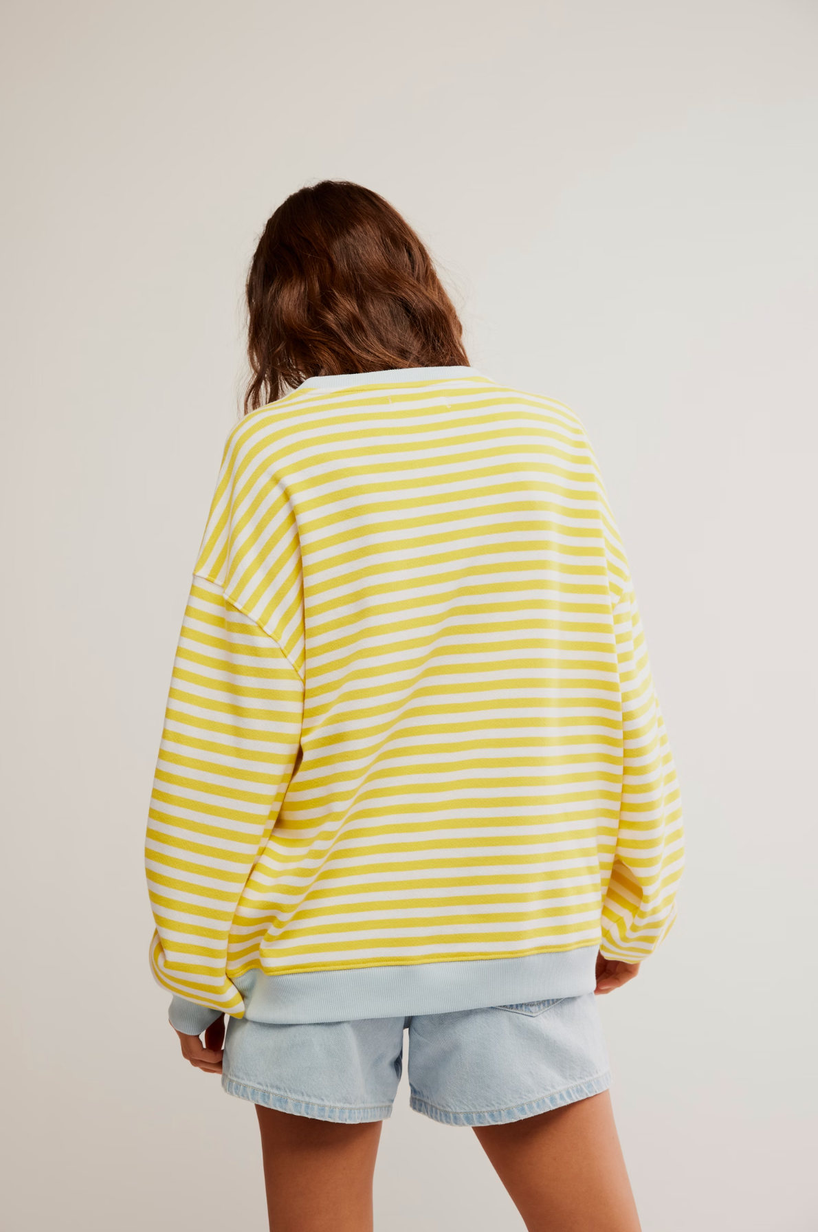 Classic Striped Oversized Crew | Free People
