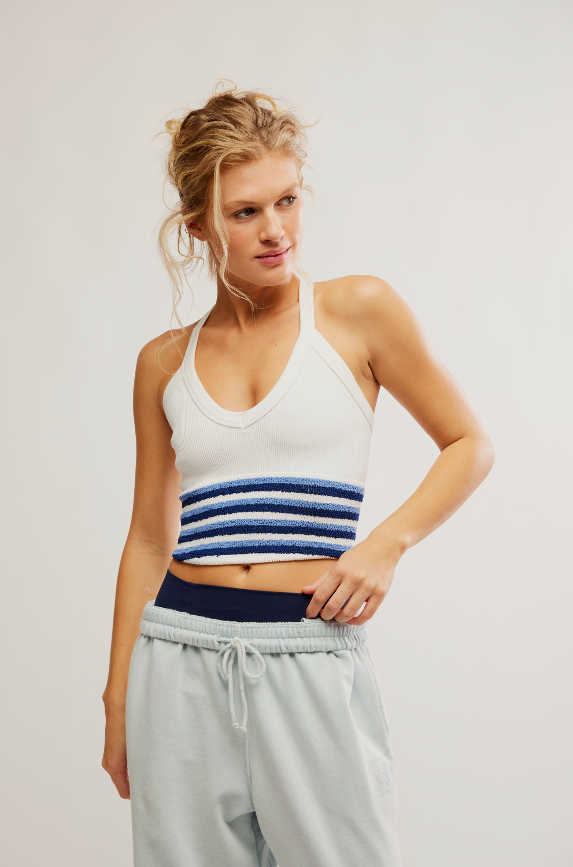 All Clear V-Neck Striped Cami | FP Movement