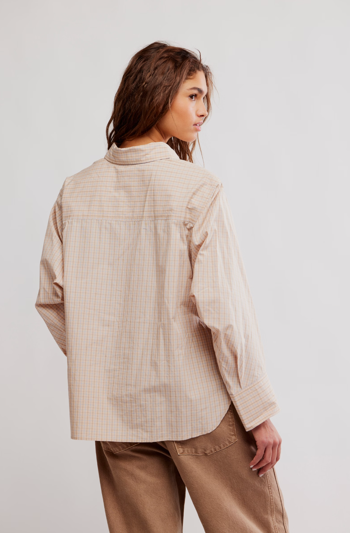 Sabine Tailored Stripe Shirt | Free People