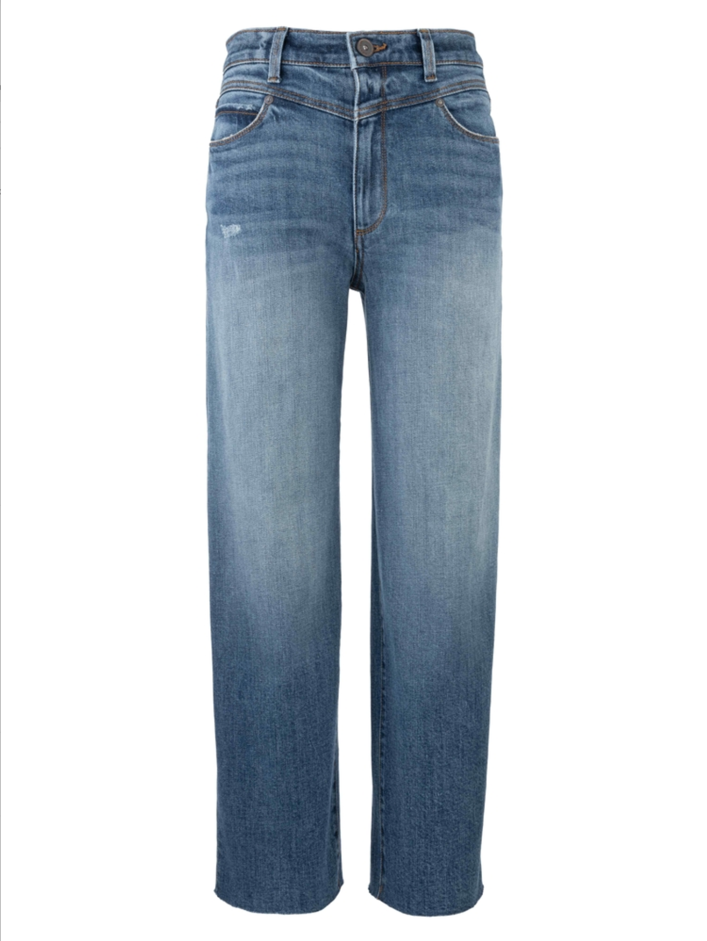 Vincent High Rise Wide Straight Leg - Dark Canaberra | Edyson