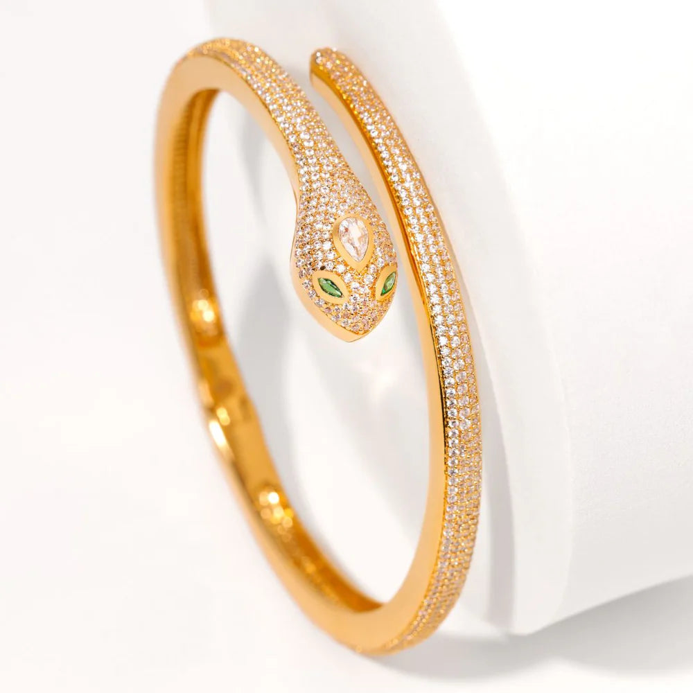 Budha Girl | Snake Pave Bracelet