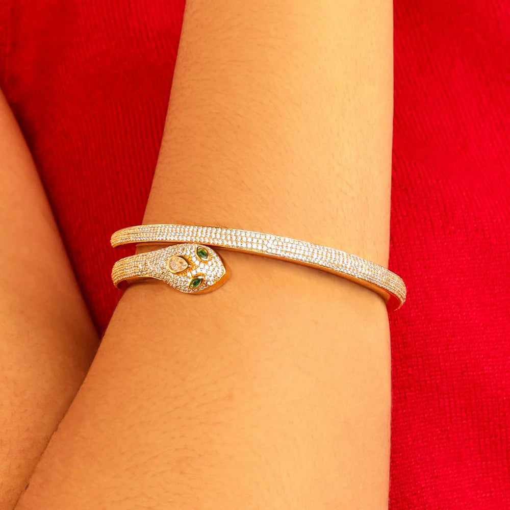 Budha Girl | Snake Pave Bracelet