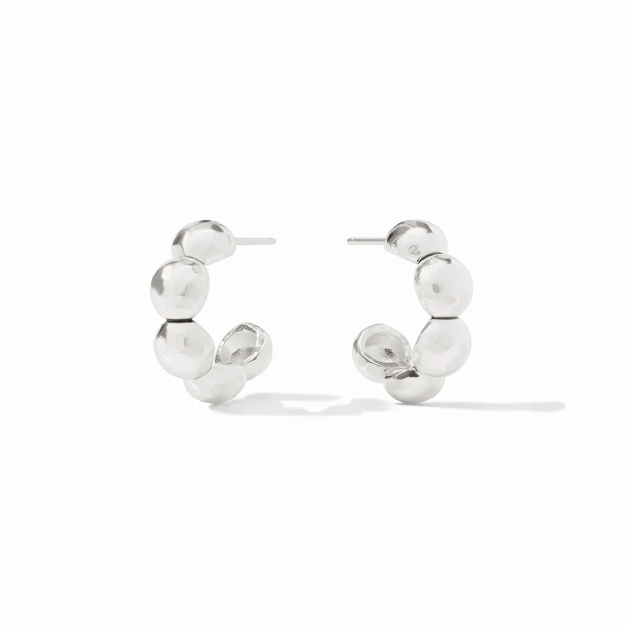Solara Nova Silver Hoop | Julie Vos