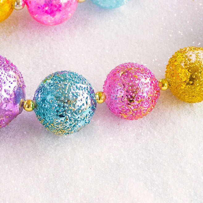 Rainbow Glass Ball Garland | Glitterville