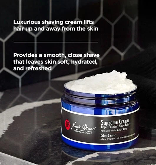 Supreme Cream Triple Cushion Shave Lather | Jack Black