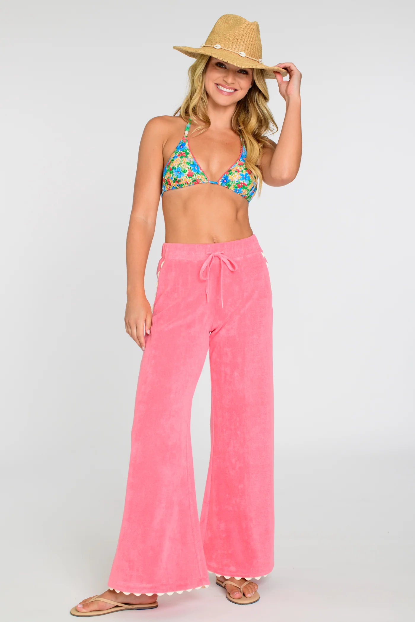 Midge Pants in Strawberry Pink | Elizabeth James