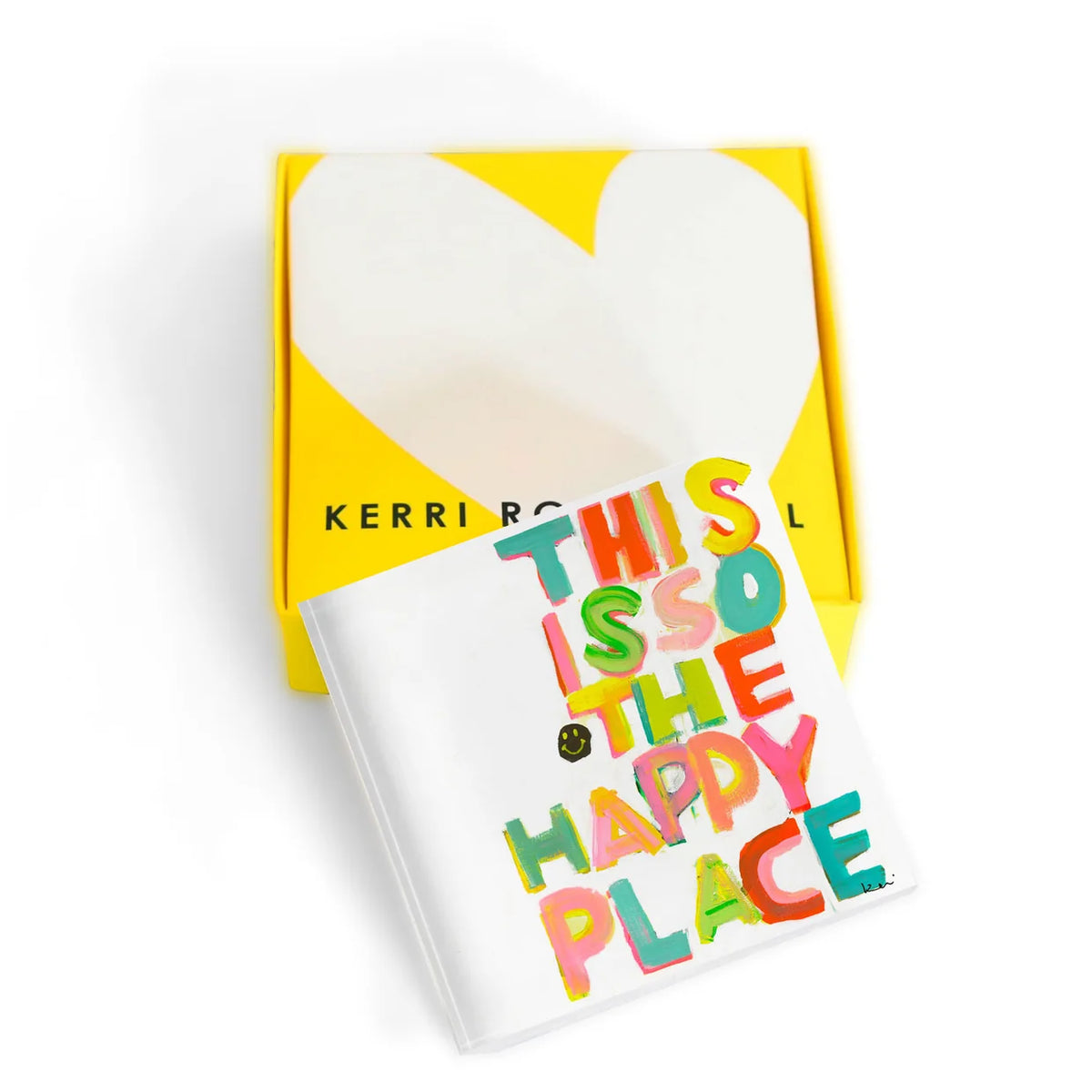 This Is So My Happy Face Block of Love (4x4) | Kerri Rosenthal