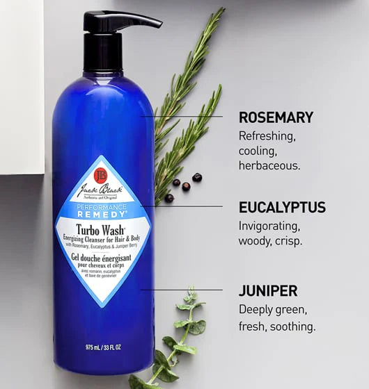 Turbo Wash Energizing Cleanser for Hair & Body | Jack Black