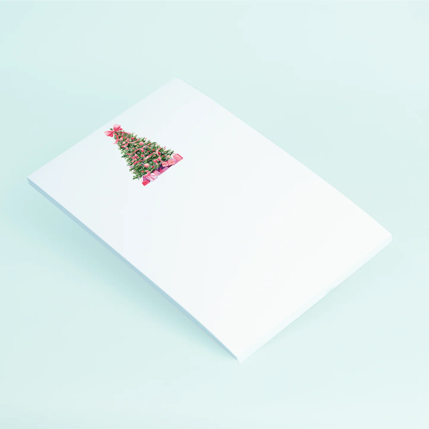 Pink Christmas Cocktail Notepad | Taylor Paladino