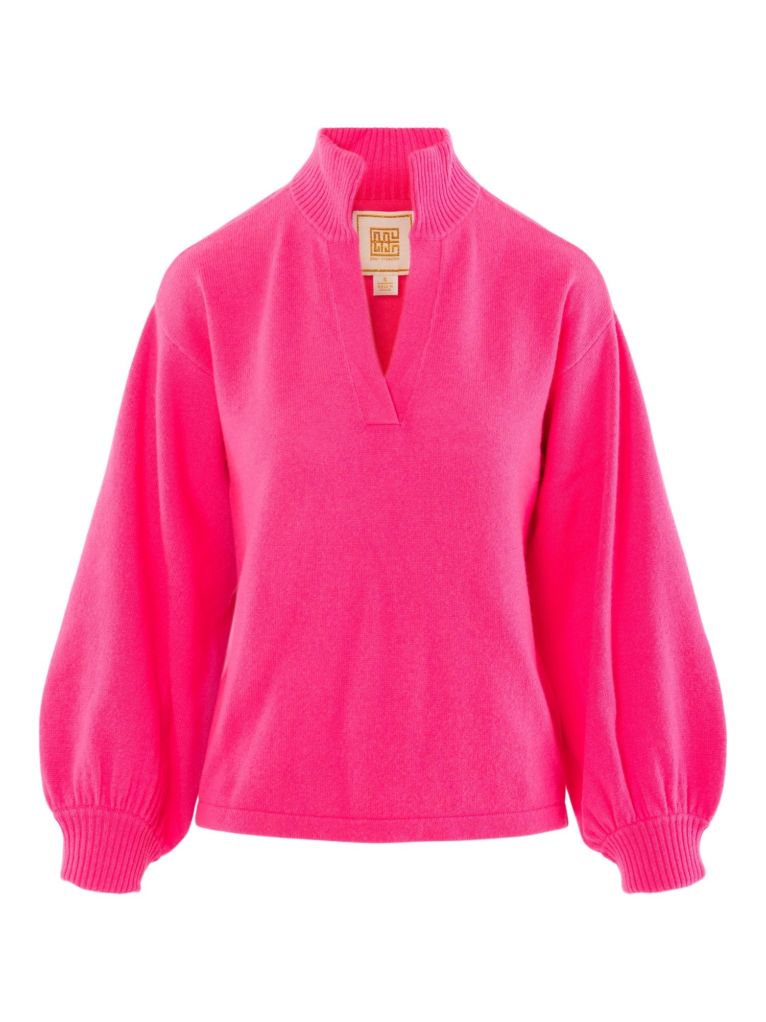 Lolli Sweater (cashmere) - Pink Glo | Emily McCarthy