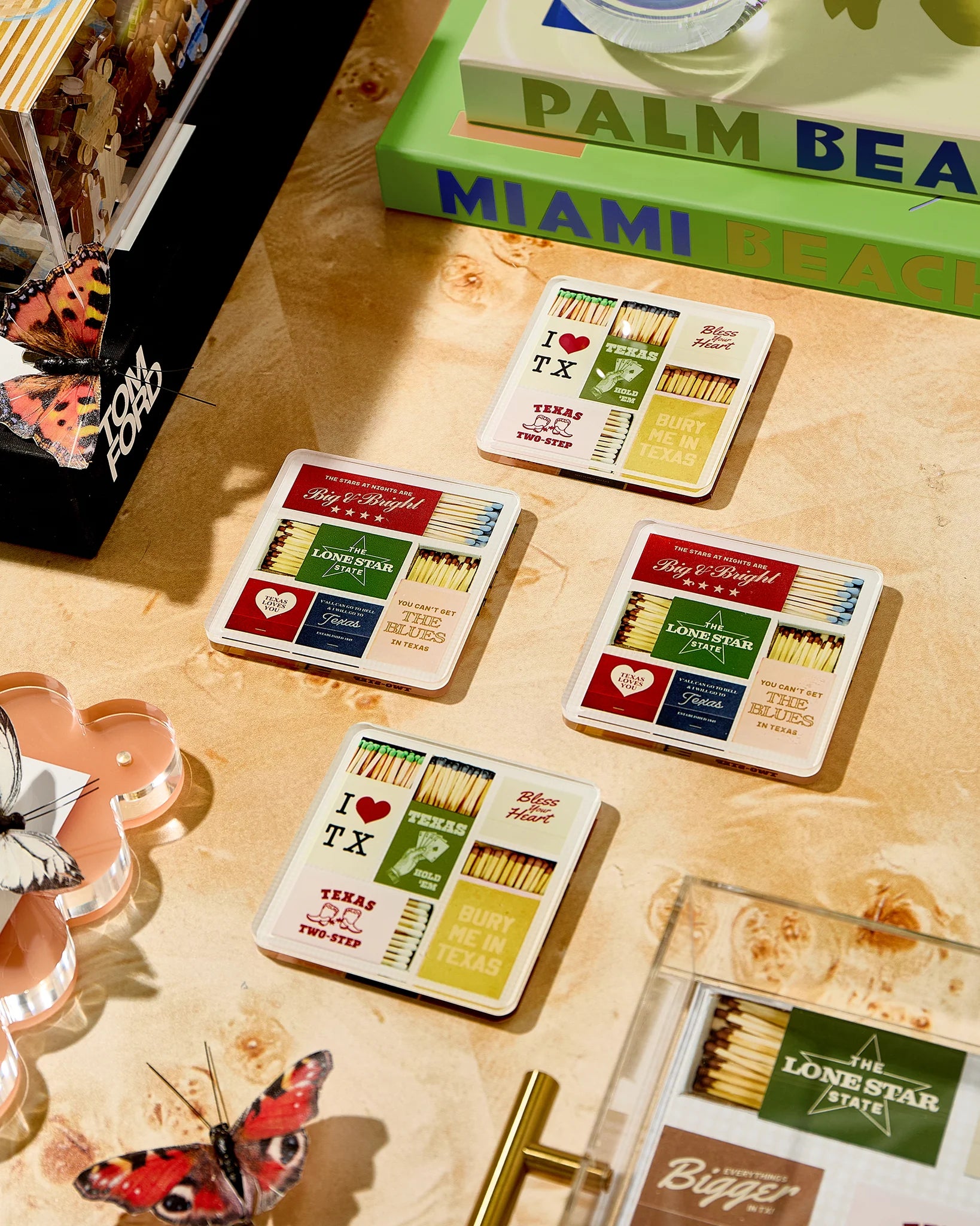 Texas Matchbook Coasters | Tart by Taylor