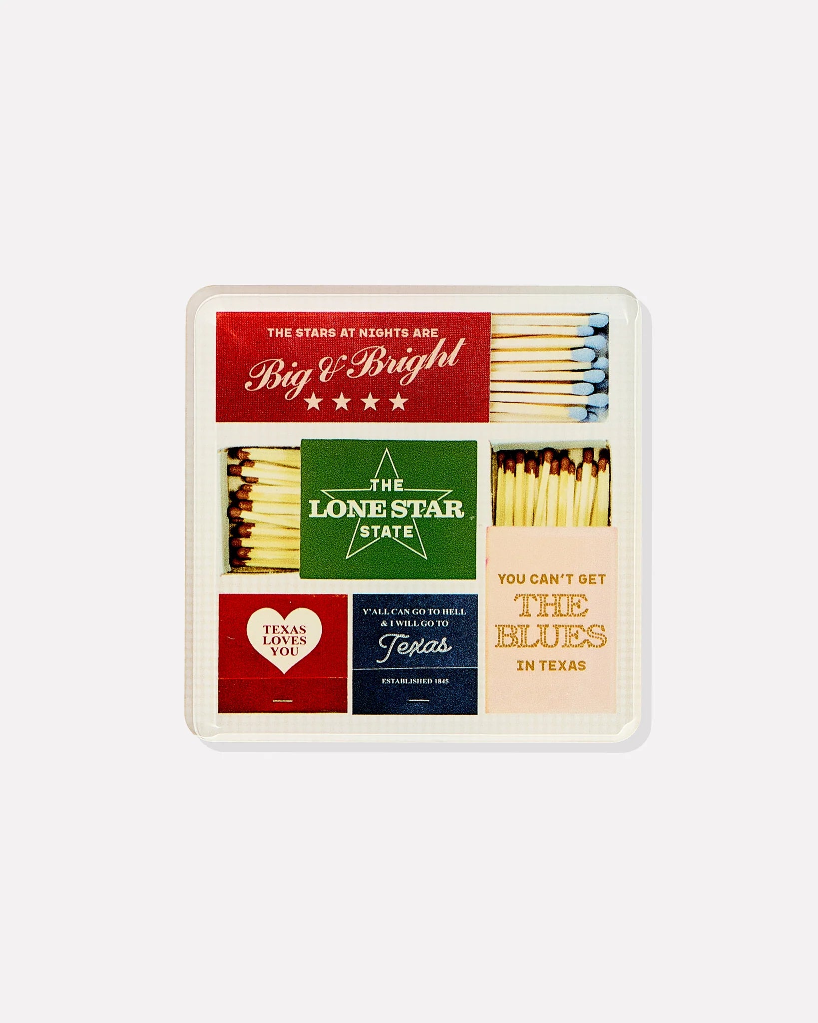 Texas Matchbook Coasters | Tart by Taylor