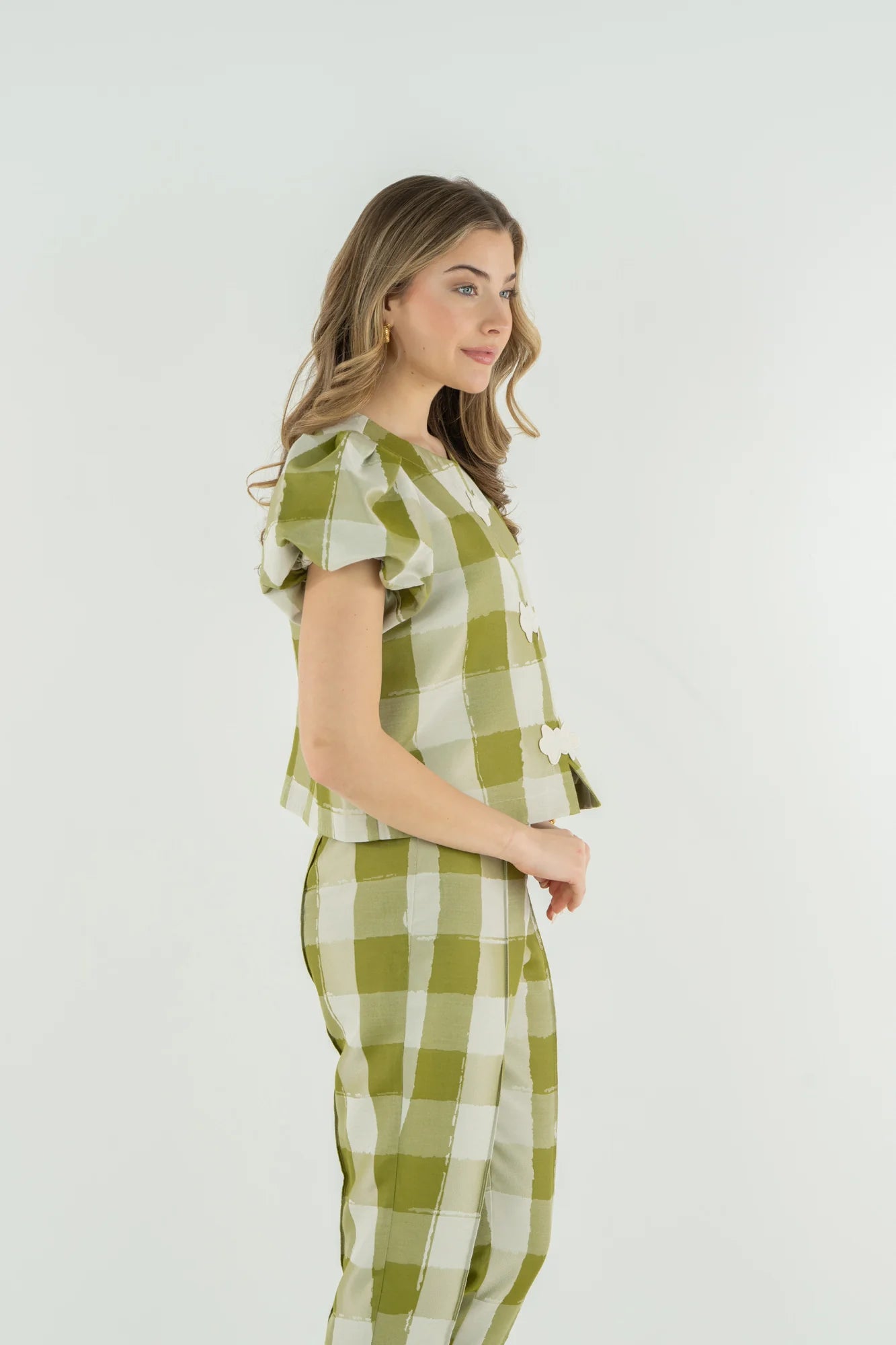 Isabella Top - Gingham | Emily McCarthy