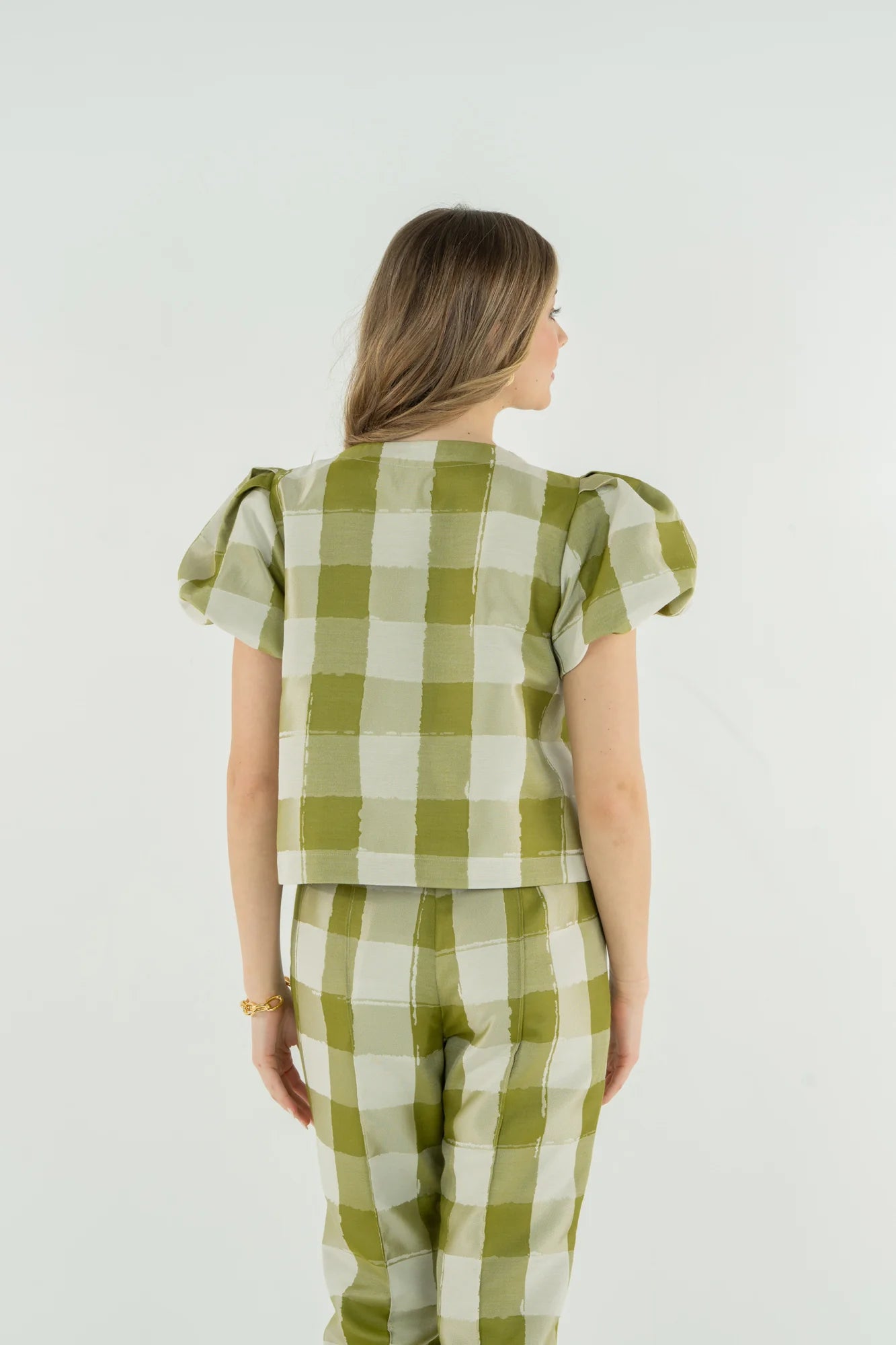 Isabella Top - Gingham | Emily McCarthy
