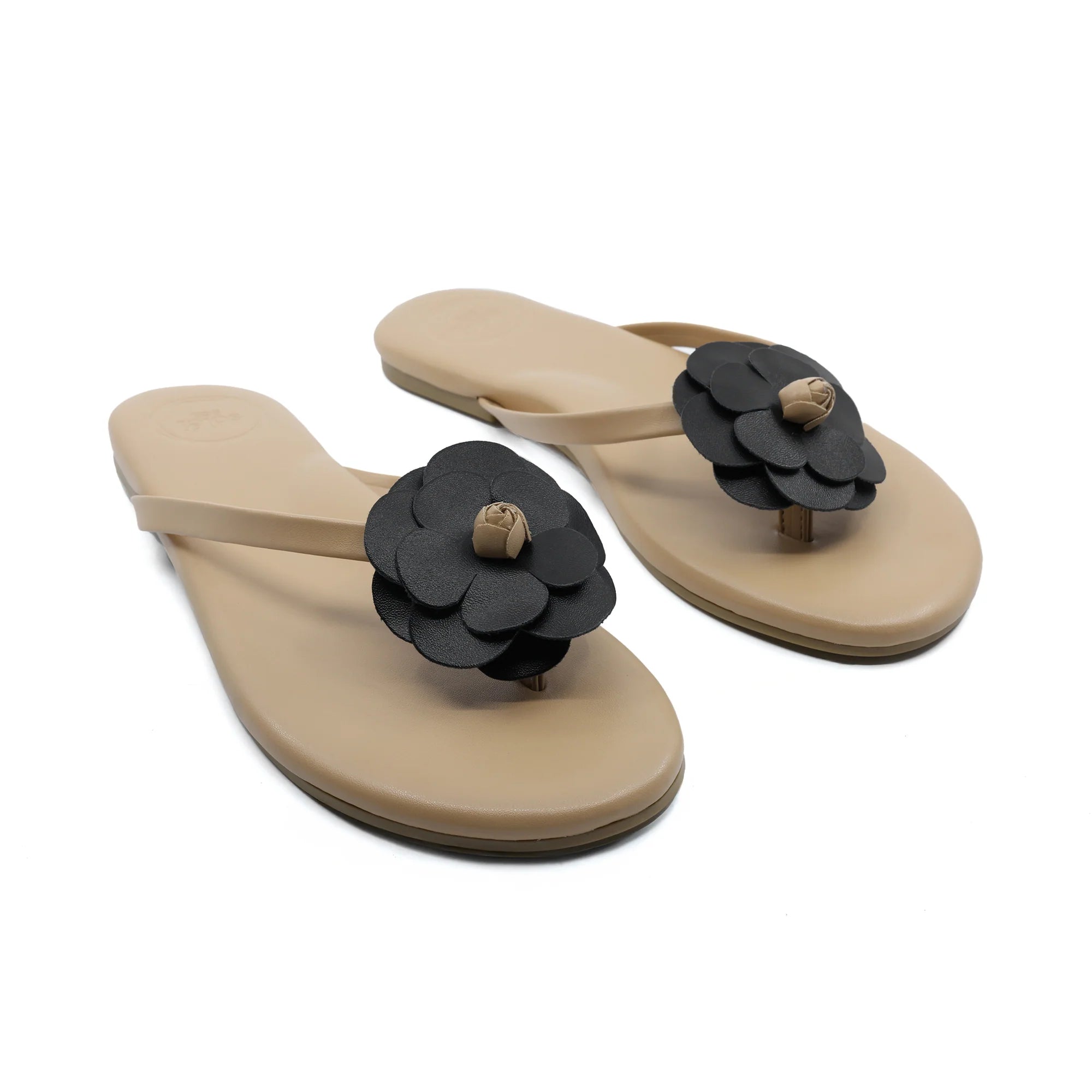 Valentina Sandal - Tan & Black | Solei Sea