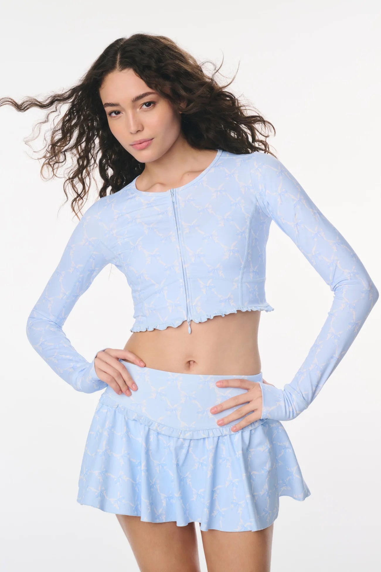 Vanina Skort - Chilled Blue | LoveShackFancy