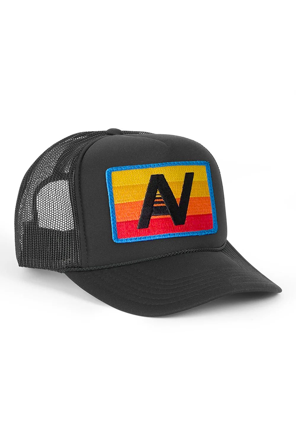 Logo Rainbow Vintage Trucker Hat | Aviator Nation