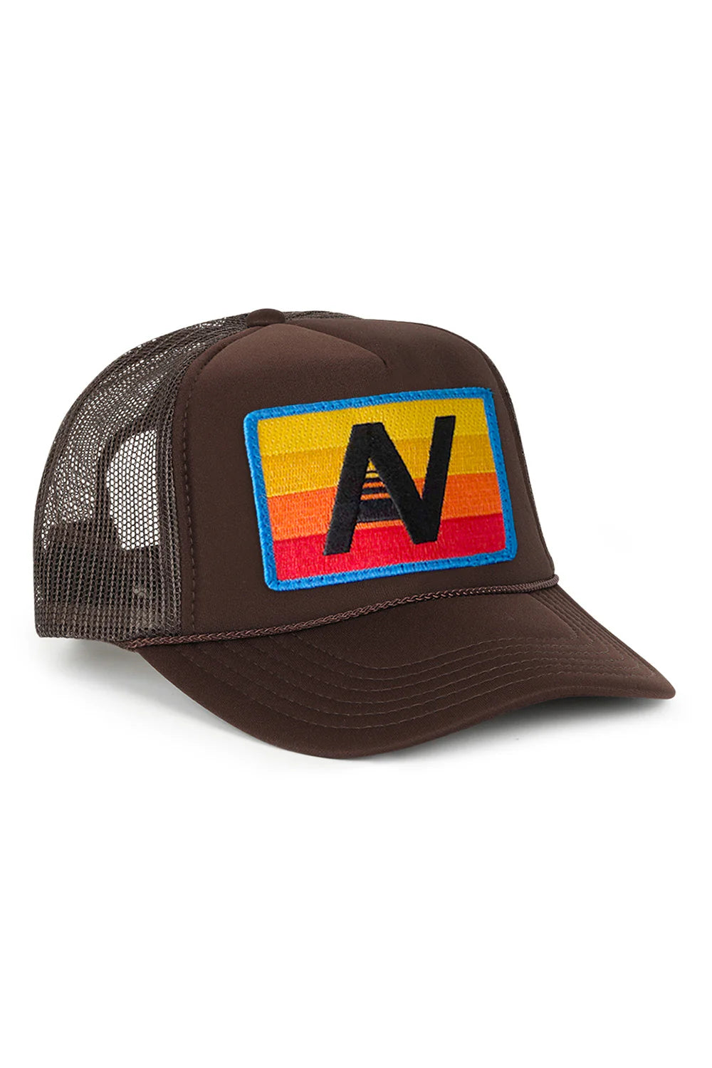 Logo Rainbow Vintage Trucker Hat | Aviator Nation