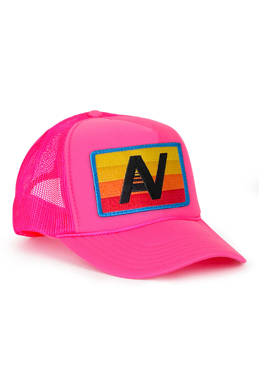 Logo Rainbow Vintage Trucker Hat | Aviator Nation