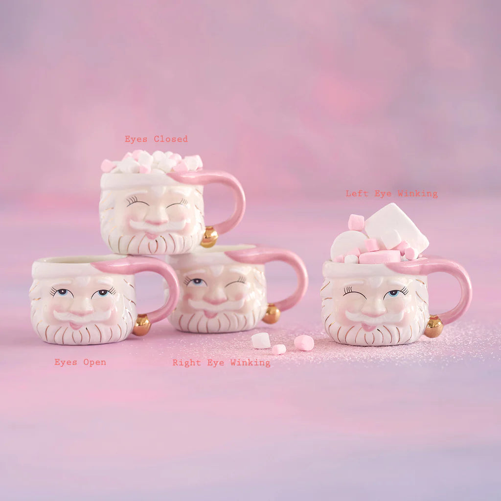 Papa Noel Pink Mug | Glitterville