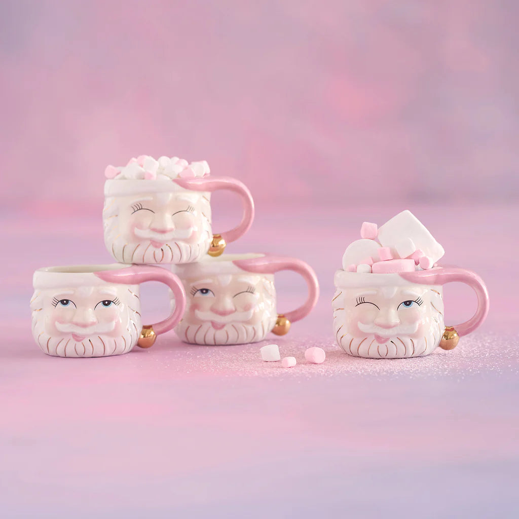 Papa Noel Pink Mug | Glitterville