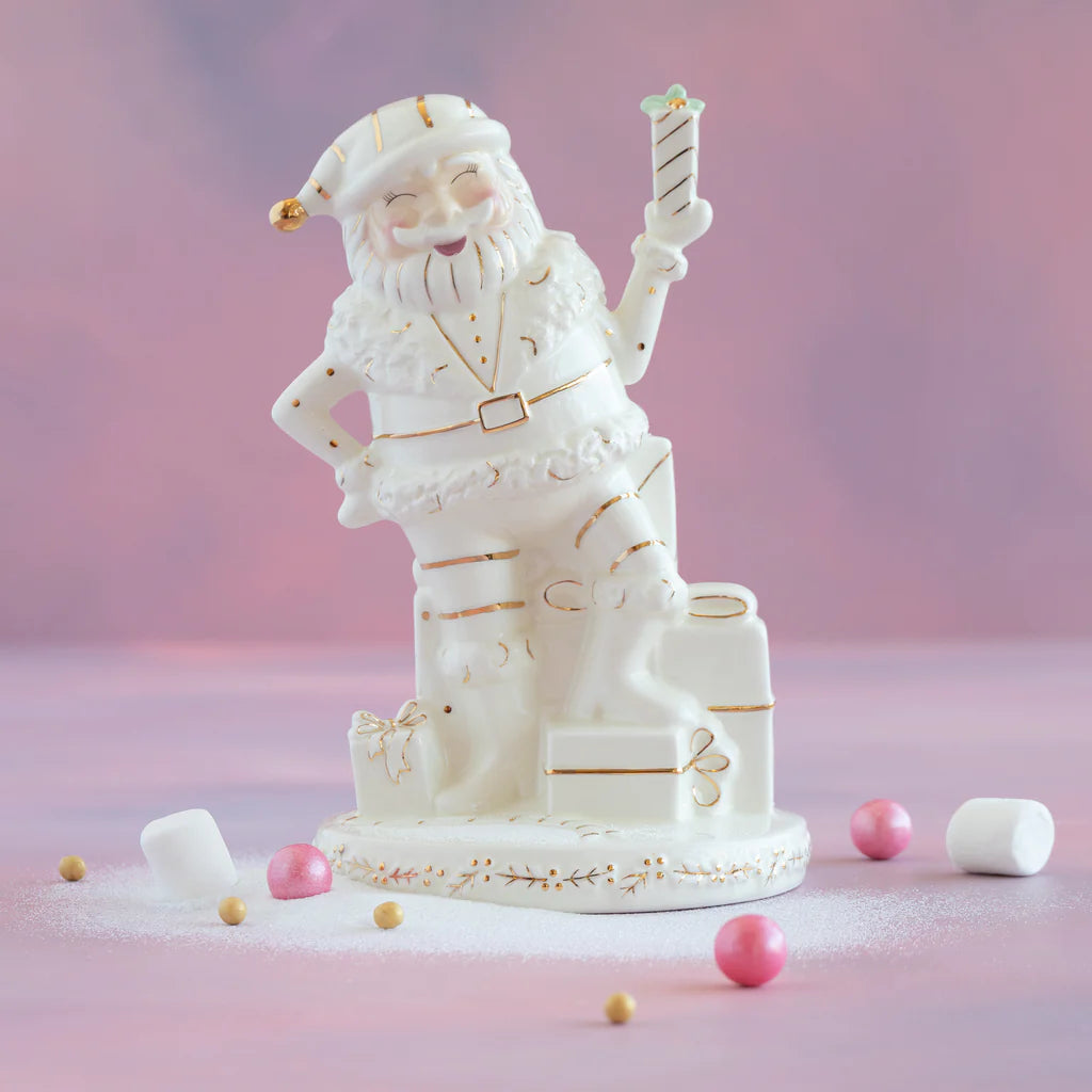 Papa Noel Ceramic Figure (12") | Glitterville