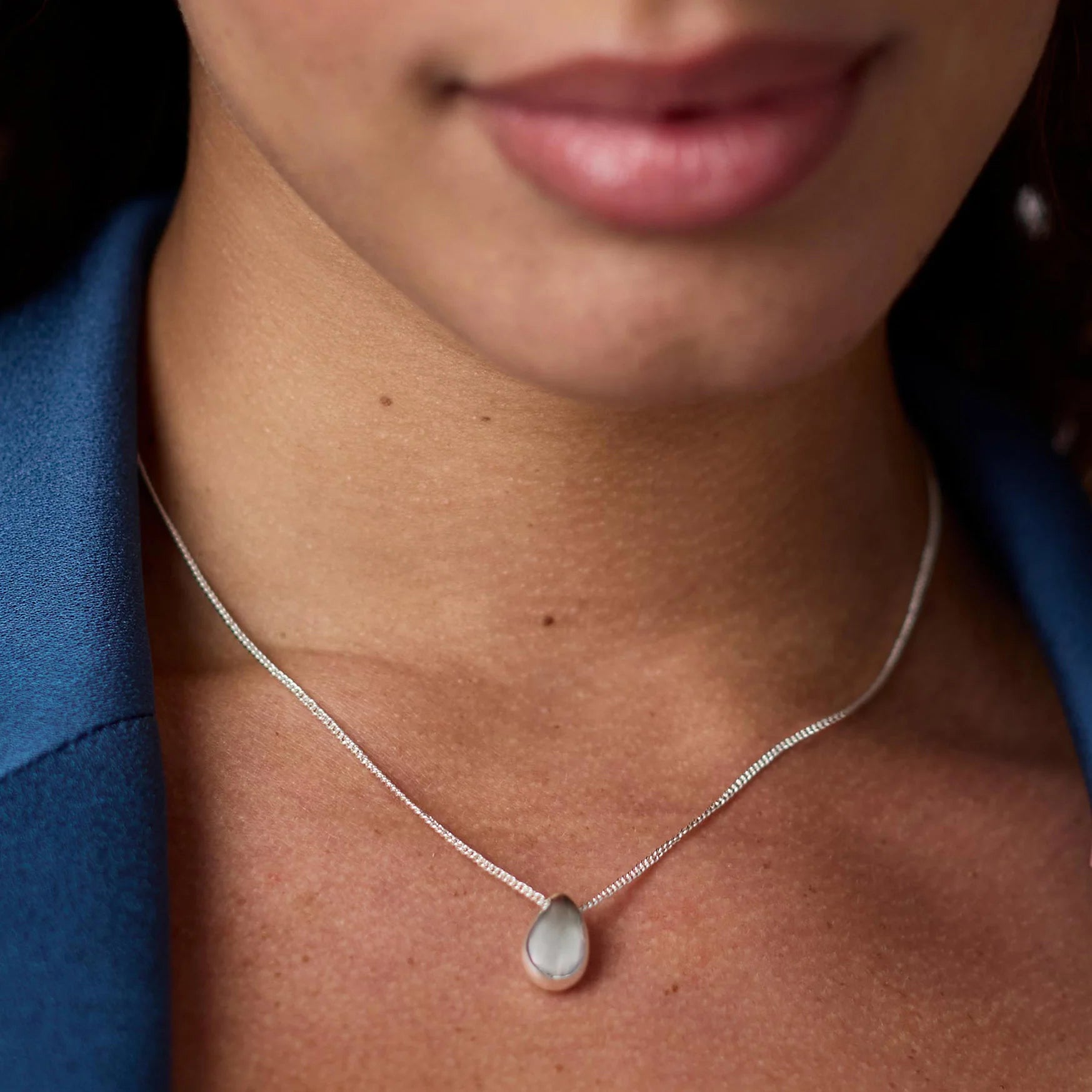 Wave Delicate Silver Necklace | Julie Vos