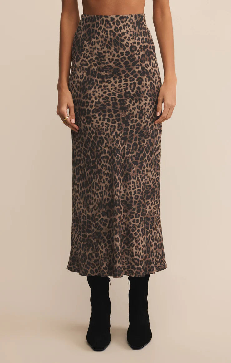 Izabel Leopard Skirt | Z Supply