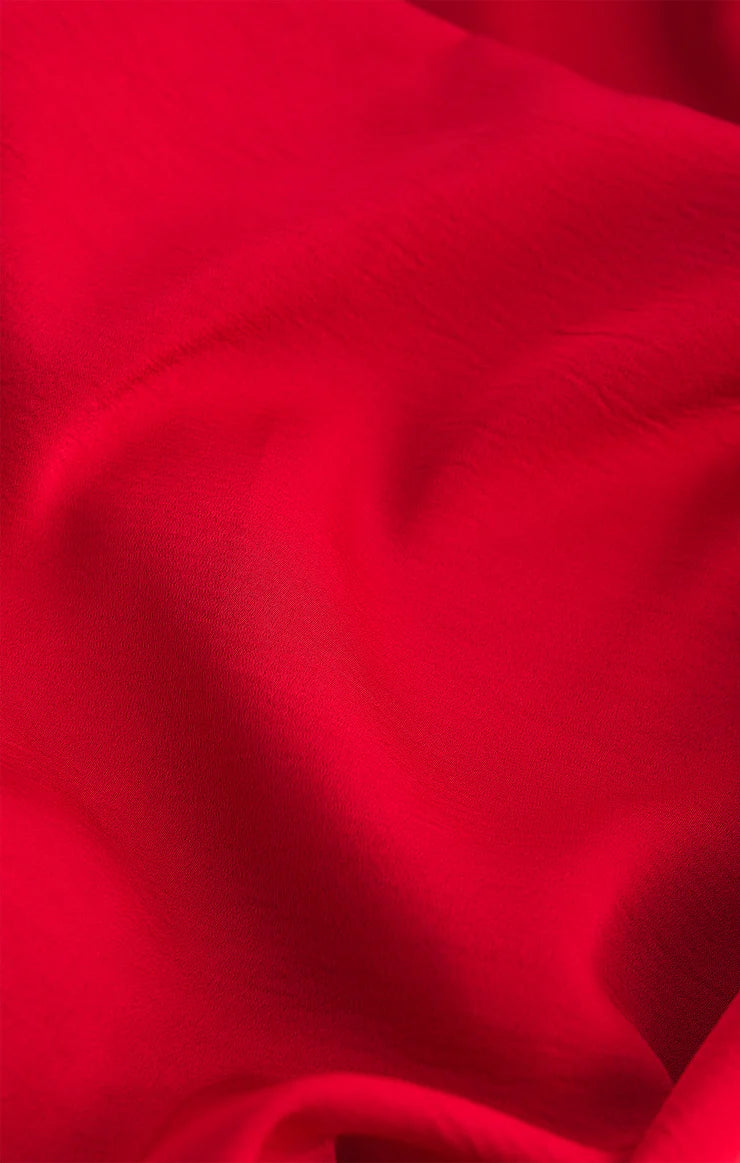 Northpointe Satin Midi Skirt - Festive Red | Z Supply