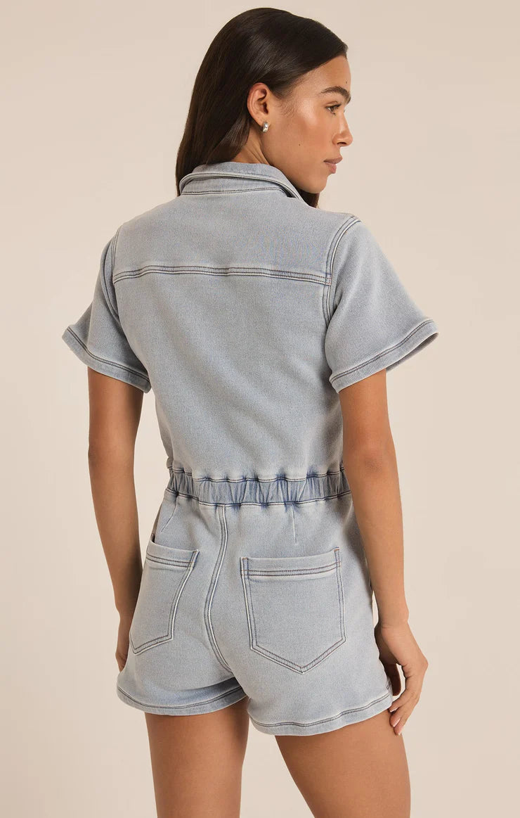 Elias Denim Romper | Z Supply