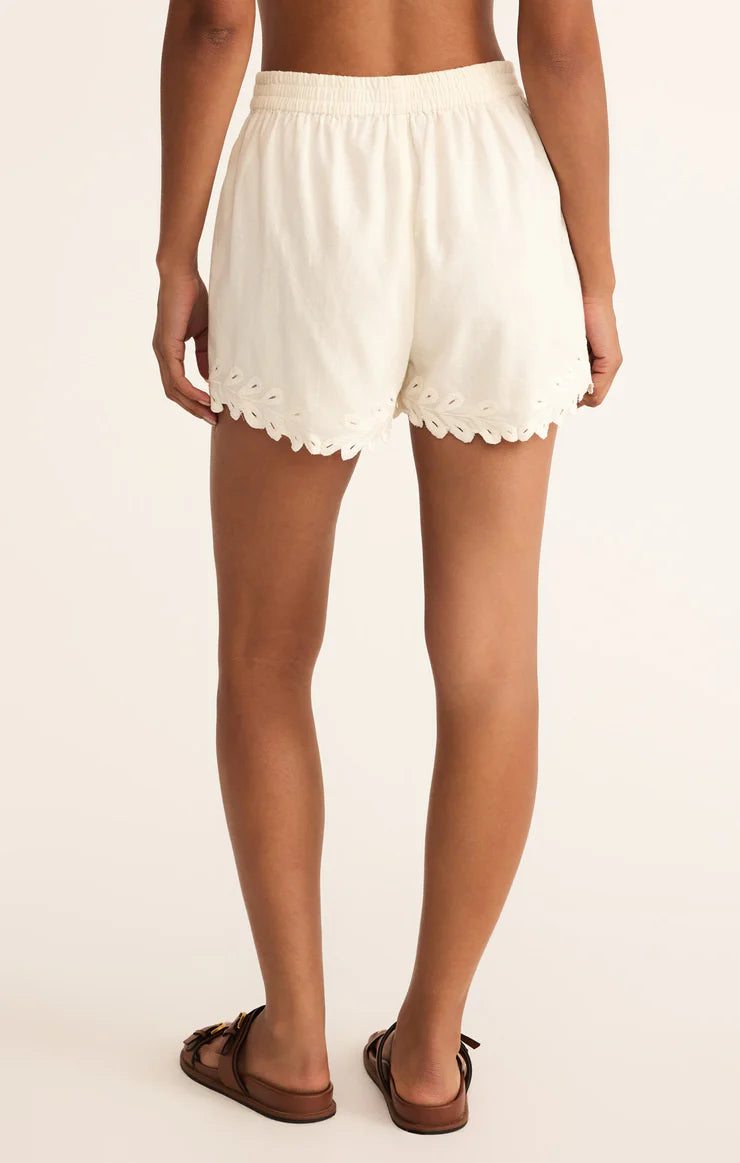 Pesaro Embroidered Linen Short | Z Supply