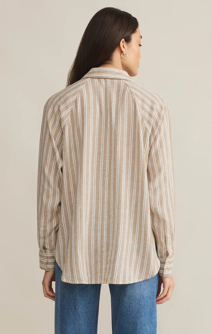 Perfect Linen Stripe Top | Z Supply